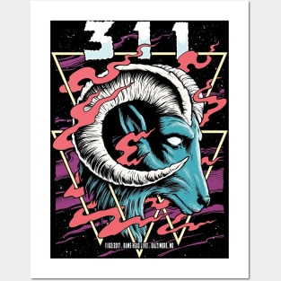 311 music goat poster Posters and Art